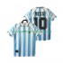 Maillot Argentine Lionel Messi 10 1996 1997 Rétro Homme Tenue Domicile Manche Courte
