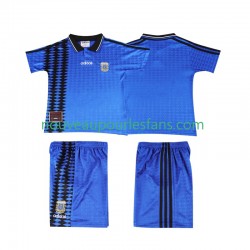 Maillot Argentine Rétro Enfant Tenue Extérieur 1994 Manche Courte