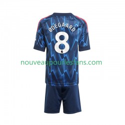 Maillot Arsenal Martin Odegaard 8 Enfant Tenue Extérieur 2025-2026 Manche Courte
