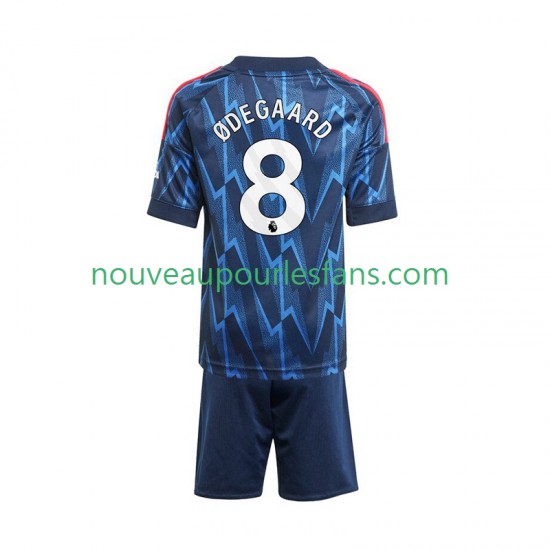 Maillot Arsenal Martin Odegaard 8 Enfant Tenue Extérieur 2025-2026 Manche Courte