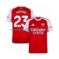 Maillot Arsenal Merino 23 Homme Tenue Domicile 2025-2026 Manche Courte