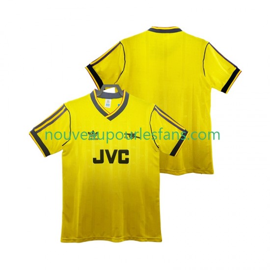 Maillot Arsenal 1986 1988 Rétro Homme Tenue Extérieur Manche Courte