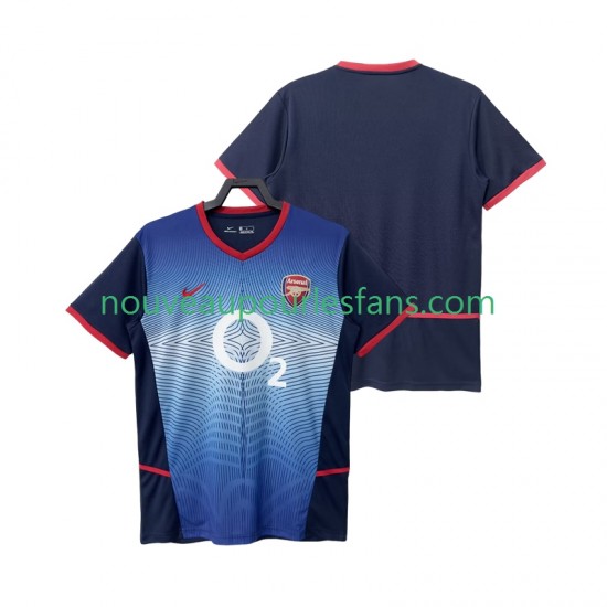 Maillot Arsenal 2004 Rétro Homme Tenue Extérieur 2002 Manche Courte