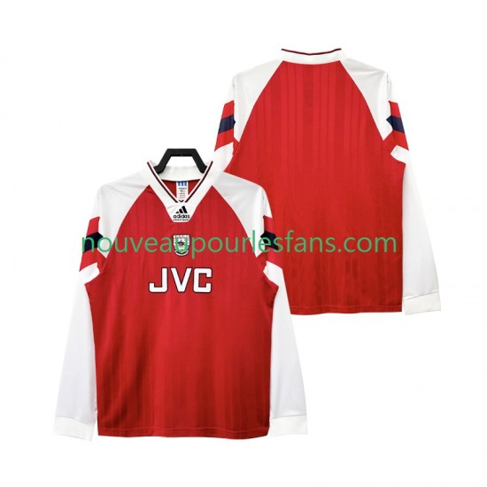 Maillot Arsenal 192 Rétro Homme Tenue Domicile 1994 Manche Longue