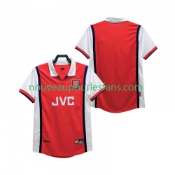 Maillot Arsenal Rétro Homme Tenue Domicile 1999 1998 Manche Courte