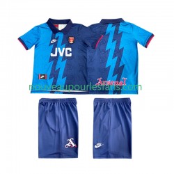 Maillot Arsenal 1995 1996 Rétro Enfant Tenue Extérieur Manche Courte