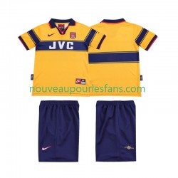 Maillot Arsenal 1997 Rétro Enfant Tenue Extérieur 1999 Manche Courte