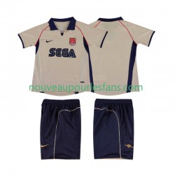 Maillot Arsenal 2001 Rétro Enfant Tenue Extérieur 2002 Manche Courte