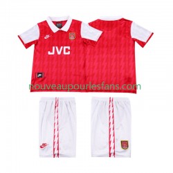 Maillot Arsenal 1996 Rétro Enfant Tenue Domicile 1994 Manche Courte