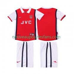 Maillot Arsenal Rétro Enfant Tenue Domicile 1999 1998 Manche Courte