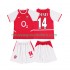 Maillot Arsenal Thierry Henry 14 2003 Rétro Enfant Tenue Domicile 2002 Manche Courte