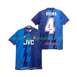 Maillot Arsenal VIEIRA 4 1995 1996 Rétro Homme Tenue Extérieur Manche Courte