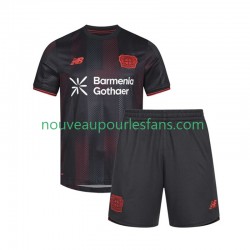 Maillot Bayer 04 Leverkusen Enfant Tenue Domicile 2025-2026 Manche Courte