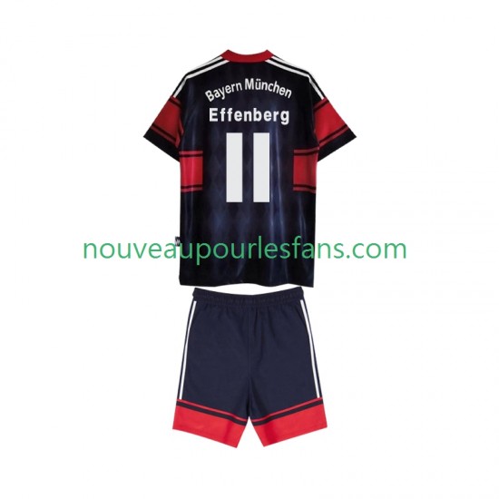 Maillot Bayern Munich Effenberg 11 1997 Rétro Enfant Tenue Domicile 1999 Manche Courte