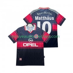 Maillot Bayern Munich Matthas 10 1997 Rétro Homme Tenue Domicile 1999 Manche Courte