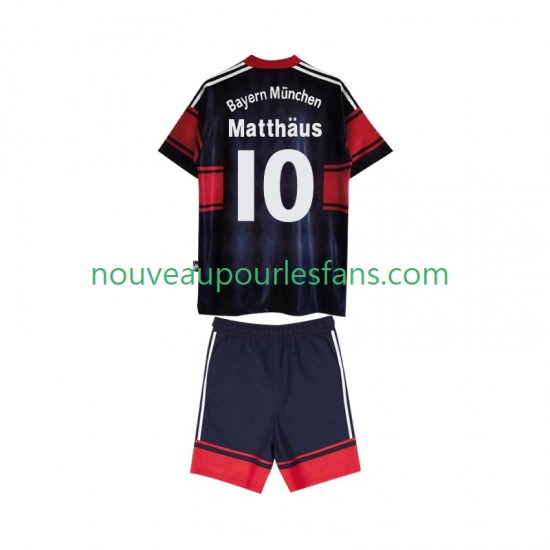 Maillot Bayern Munich Matthas 10 1997 Rétro Enfant Tenue Domicile 1999 Manche Courte