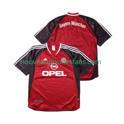 Maillot Bayern Munich 2001 Rétro Homme Tenue Domicile 2002 Manche Courte