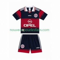 Maillot Bayern Munich 1997 Rétro Enfant Tenue Domicile 1999 Manche Courte