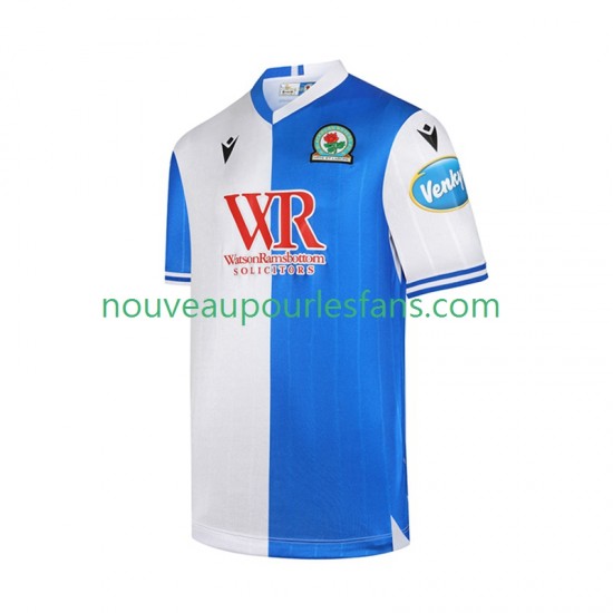 Maillot Blackburn Rovers Homme Tenue Domicile 2025-2026 Manche Courte