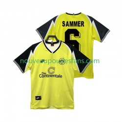 Maillot Borussia Dortmund SAMMER 6 1995 1996 Rétro Homme Tenue Domicile Manche Courte