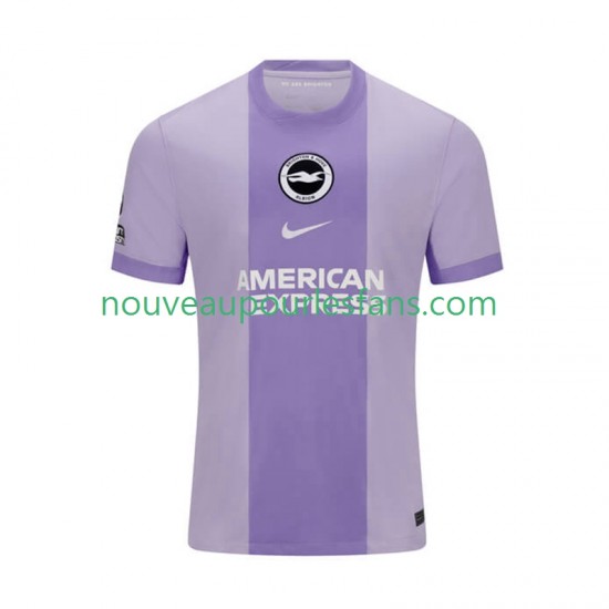 Maillot Brighton & Hove Albion Homme Tenue Extérieur 2025-2026 Manche Courte