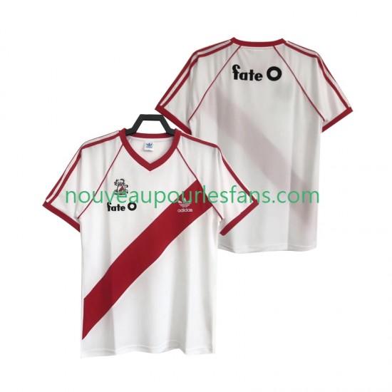 Maillot CA River Plate 1986 Rétro Homme Tenue Domicile Manche Courte
