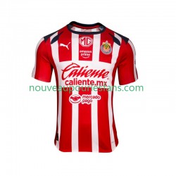 Maillot Deportivo Guadalajara Homme Tenue Domicile 2025-2026 Manche Courte