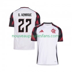 Maillot CR Flamengo Bruno Henrique 27 Homme Tenue Extérieur 2025-2026 Manche Courte