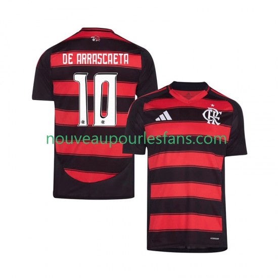 Maillot CR Flamengo Giorgian de Arrascaeta 10 Homme Tenue Domicile 2025-2026 Manche Courte