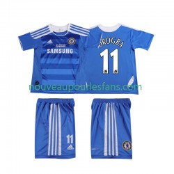 Maillot Chelsea DROGBA 11 2012 Rétro Enfant Tenue Domicile 2011 Manche Courte