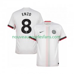 Maillot Chelsea Enzo Fernandez 8 Homme Tenue Extérieur 2025-2026 Manche Courte