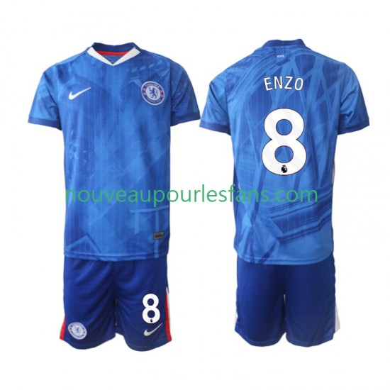 Maillot Chelsea Enzo Fernandez 8 Enfant Tenue Domicile 2025-2026 Manche Courte