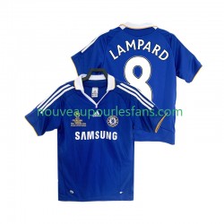Maillot Chelsea LAMPARD 8 2007 Rétro Homme Tenue Domicile 2008 Manche Courte