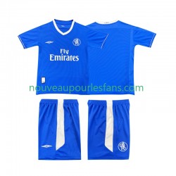 Maillot Chelsea 2003 2005 Rétro Enfant Tenue Domicile Manche Courte