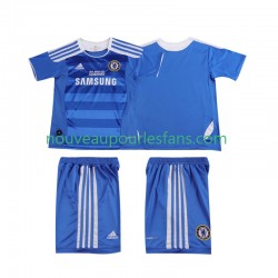 Maillot Chelsea 2012 Rétro Enfant Tenue Domicile 2011 Manche Courte
