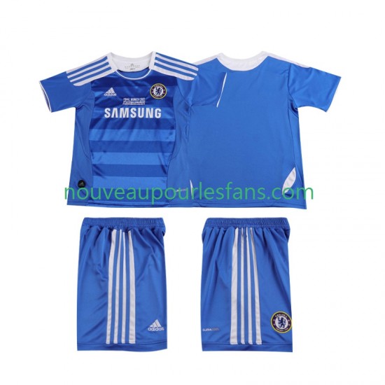Maillot Chelsea 2012 Rétro Enfant Tenue Domicile 2011 Manche Courte