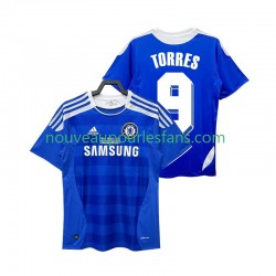 Maillot Chelsea Torres 9 2012 Rétro Homme Tenue Domicile 2011 Manche Courte