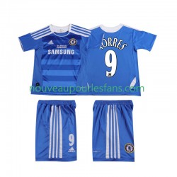 Maillot Chelsea Torres 9 2012 Rétro Enfant Tenue Domicile 2011 Manche Courte