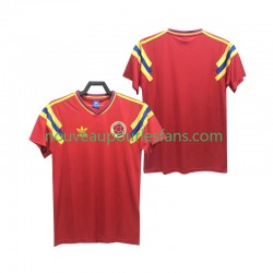 Maillot Colombie 1990 Rétro Homme Tenue Extérieur Manche Courte