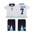 Maillot Angleterre Beckham 7 1996 Rétro Enfant Tenue Domicile Manche Courte