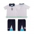 Maillot Angleterre 1996 Rétro Enfant Tenue Domicile Manche Courte