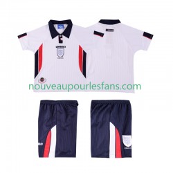 Maillot Angleterre Rétro Enfant Tenue Domicile 1998 Manche Courte
