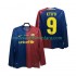 Maillot FC Barcelone ETO O 9 Champions League 2009 Rétro Homme Tenue Domicile 2008 Manche Longue