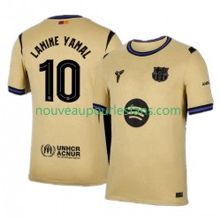 Maillot FC Barcelone Lamine Yamal 10 UCL Homme Tenue Extérieur 2025-2026 Manche Courte