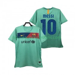 Maillot FC Barcelone Lionel Messi 10 Rétro Homme Tenue Extérieur 2011 2010 Manche Courte