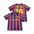 Maillot FC Barcelone Lionel Messi 10 2009 Rétro Homme Tenue Domicile 2010 Manche Courte