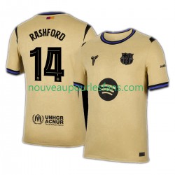 Maillot FC Barcelone Marcus Rashford 14 UCL Homme Tenue Extérieur 2025-2026 Manche Courte