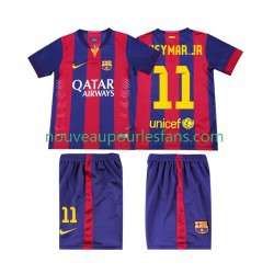 Maillot FC Barcelone Neymar JR 11 2014 2015 Rétro Enfant Tenue Domicile Manche Courte