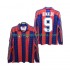 Maillot FC Barcelone RONALDO 9 1996 1997 Rétro Homme Tenue Domicile Manche Longue