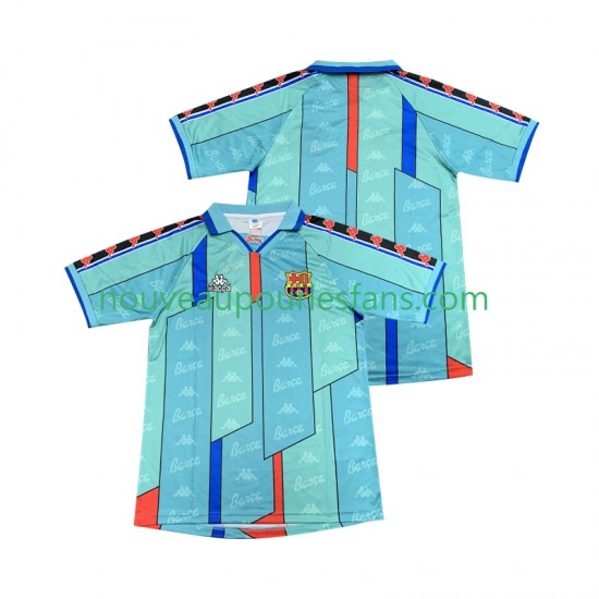 Maillot FC Barcelone 1996 1997 Rétro Homme Tenue Extérieur Manche Courte
